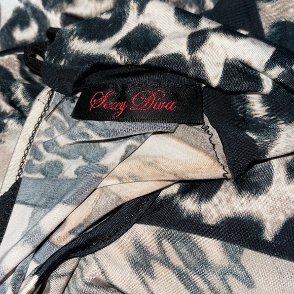 SEXY DIVA Animal Print mini Dress M - Picture 12 of 15